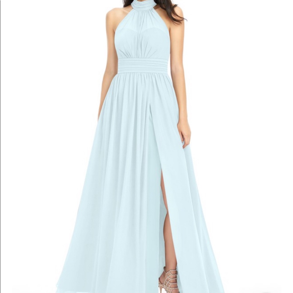 Dress sold on azazie in color “mist”